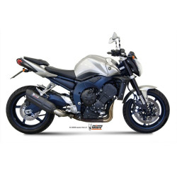 Silencieux MIVV Suono inox brossé noir embout carbone Yamaha FZ1/FZ1 Fazer 06-16