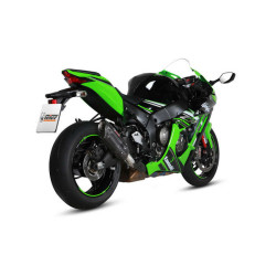 Silencieux MIVV Suono inox brossé noir Kawasaki ZX-10 R / RR / SE 16-23