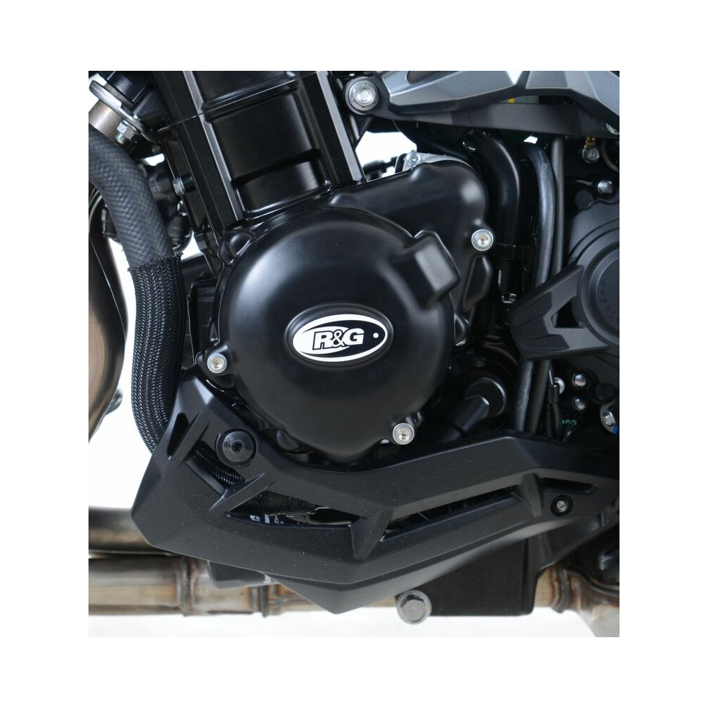 Couvre-carter gauche R&G RACING noir Kawasaki Z900