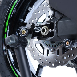 Pions de bras oscillant avec platine R&G RACING noir Kawasaki Z900