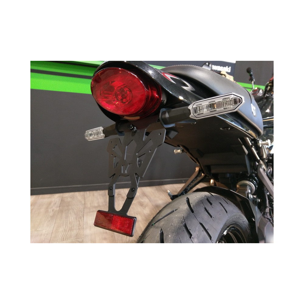 Support de plaque V PARTS court noir Kawasaki Z900RS