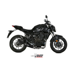 Ligne complète MIVV Delta Race inox noir - Yamaha MT-07 2014- & 700 Tracer 7 GT 2016-