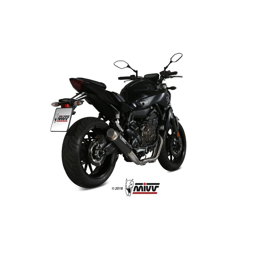 Ligne complète MIVV GP PRO carbone - Yamaha MT-07 14-20