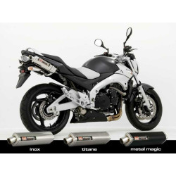 SILENCIEUX YOSHIMURA TRI-OVAL INOX POUR SUZUKI