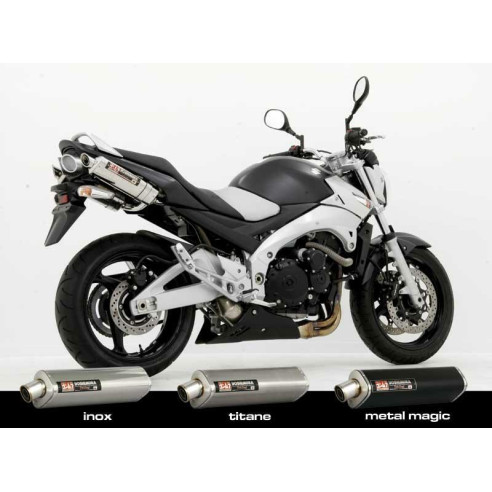 SILENCIEUX YOSHIMURA TRI-OVAL INOX POUR SUZUKI