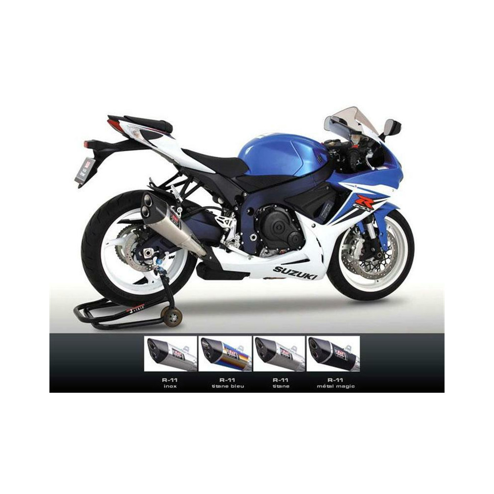 Silencieux Yoshimura R11 Inox Suzuki GSX-R 600/750