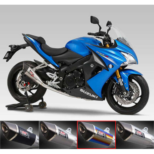 Ligne complète YOSHIMURA R11 Titane Bleu - Suzuki GSX-S 1000