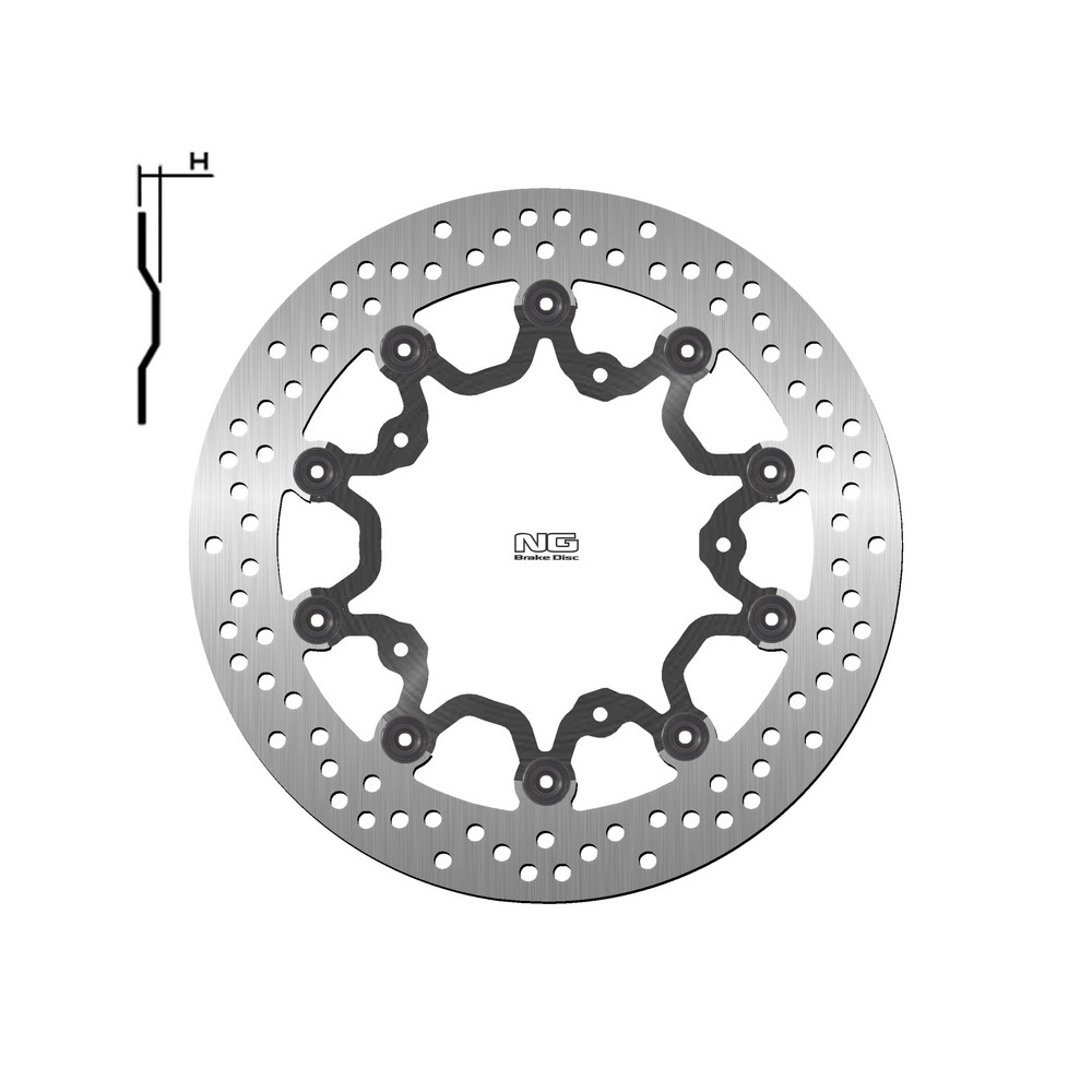 Disque de frein NG BRAKES Flottant - 1205