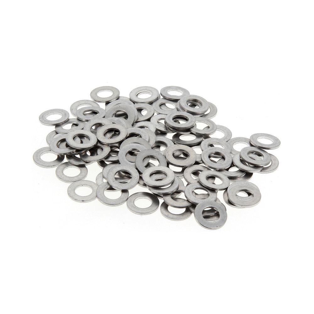 Rondelles alu BIHR 6x12x1mm 100 pièces