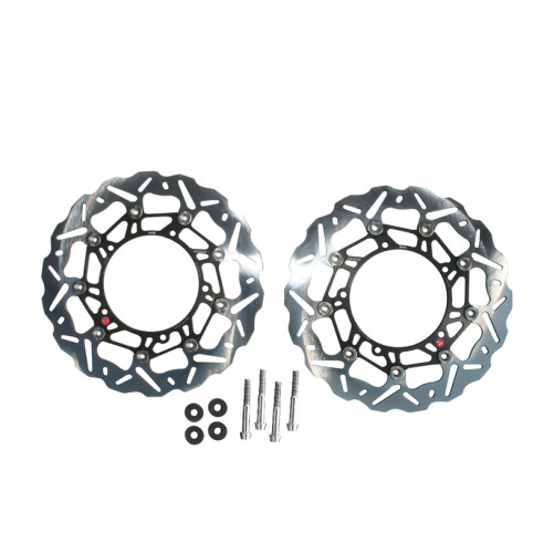 Kit Disque de frein Oversize BRAKING SK2 Racing Wave flottant - 320 OKWK05