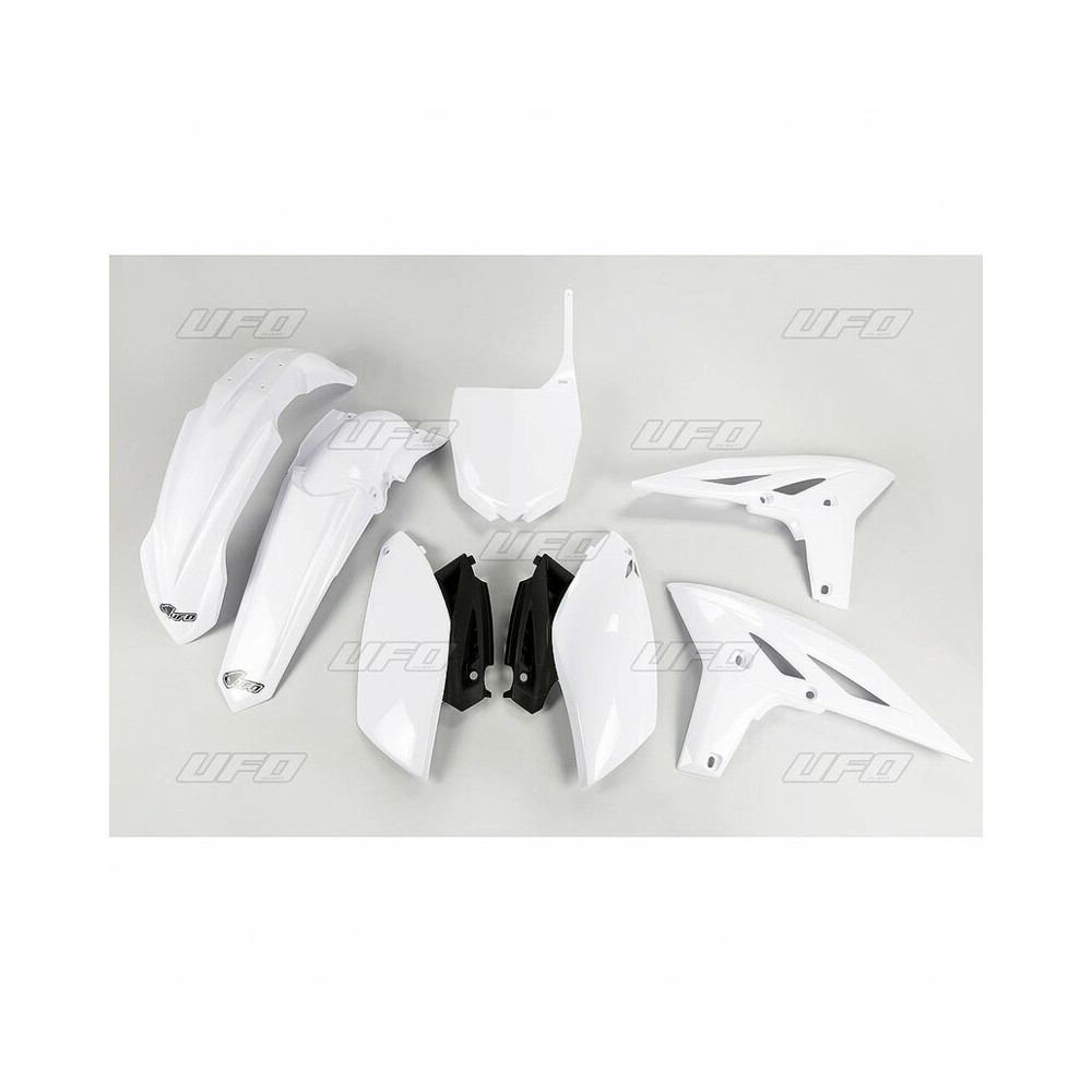 Kit plastique UFO blanc Yamaha YZ250F