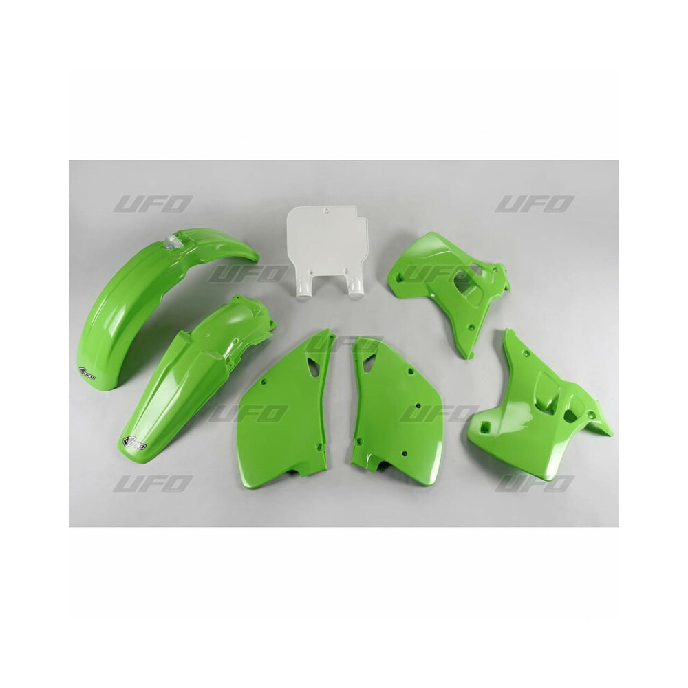 Kit plastique UFO couleur origine (1992) Kawasaki KX125/250