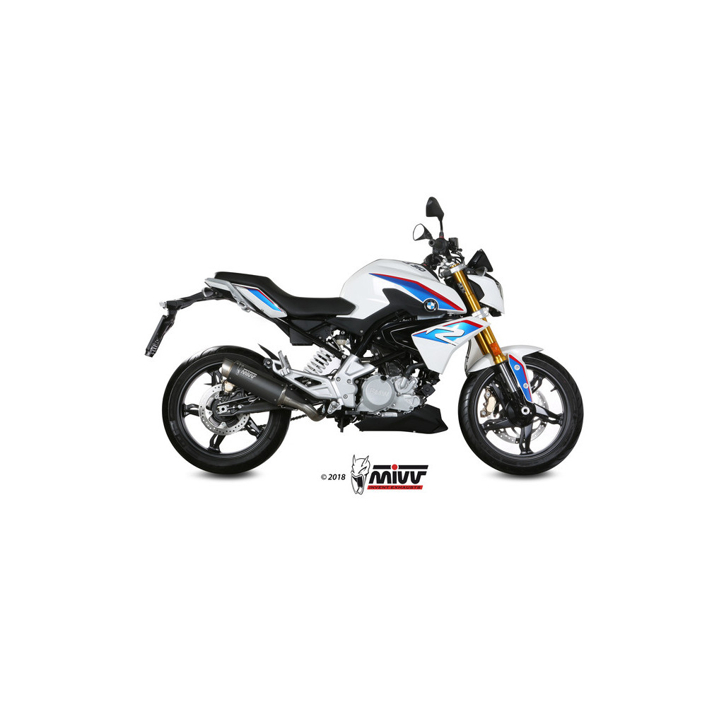 Ligne complète MIVV GP PRO - Inox noir BMW G 310R 18-23