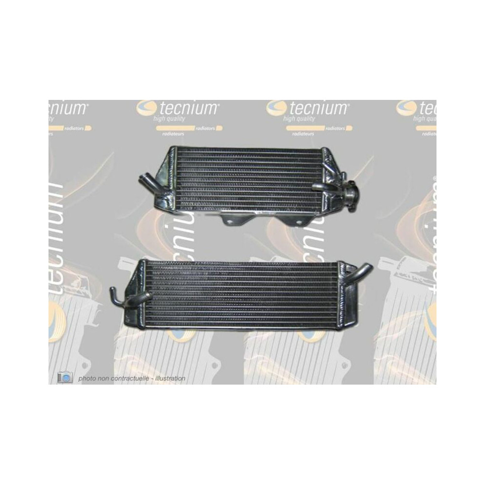 Radiateur gauche TECNIUM Oversize - Yamaha YZ125