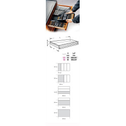 Plateau thermoformé rigide BETA avec outils 3/8''