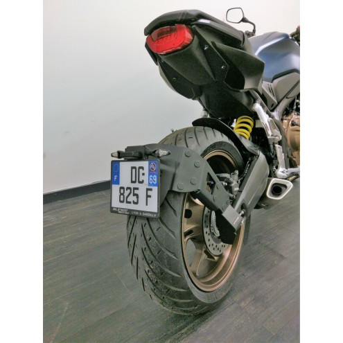 Support de plaque ACCESS DESIGN ''ras de roue'' noir Honda CB650R ACCESS DESIGN 1 - AVSmoto Racing Parts 