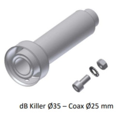 DB Killer MIVV pour silencieux Mover tube 35 mm