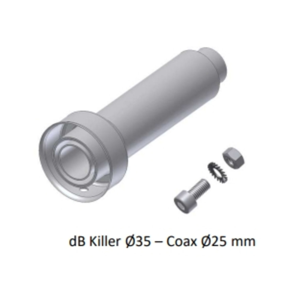 DB Killer MIVV pour silencieux Mover tube 35 mm