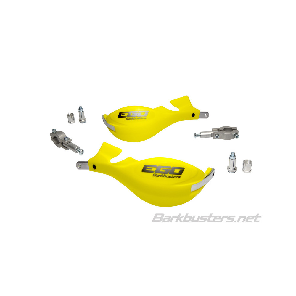 Kit protège-mains BARKBUSTERS Ego Mini montage 2 points embout de guidon droit Ø22mm jaune BARKBUSTERS 1 - AVSmoto Racing Parts 