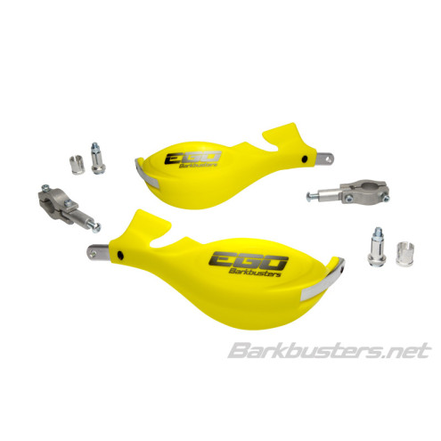 Kit protège-mains BARKBUSTERS Ego Mini montage 2 points embout de guidon droit Ø22mm jaune BARKBUSTERS 1 - AVSmoto Racing Parts 