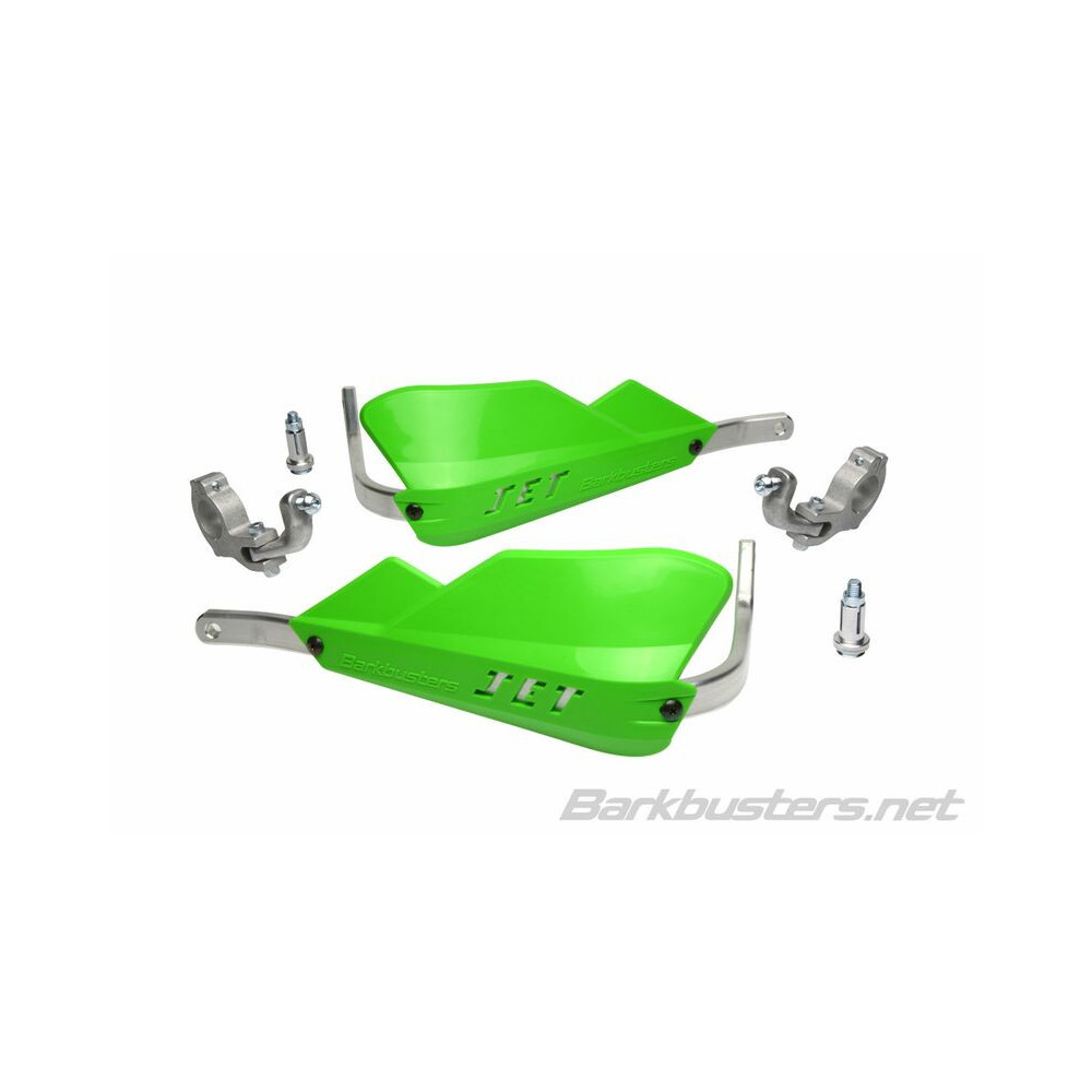 Kit protège-mains BARKBUSTERS Jet montage 2 points guidon Ø28,6mm vert BARKBUSTERS 1 - AVSmoto Racing Parts 