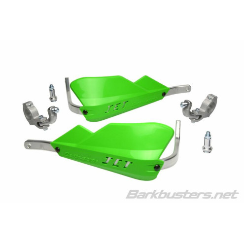 Kit protège-mains BARKBUSTERS Jet montage 2 points guidon Ø28,6mm vert BARKBUSTERS 1 - AVSmoto Racing Parts 