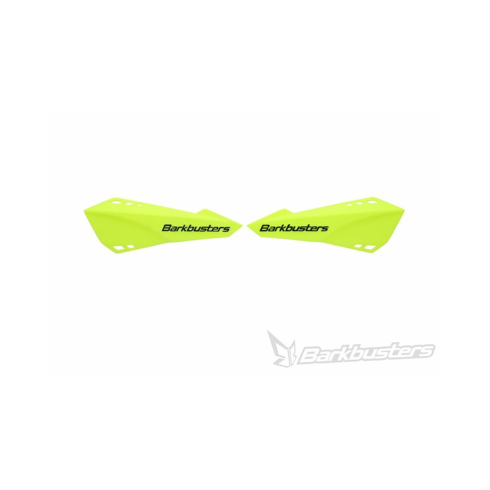 Plastique de protège-mains BARKBUSTERS - jaune fluo BARKBUSTERS 1 - AVSmoto Racing Parts 