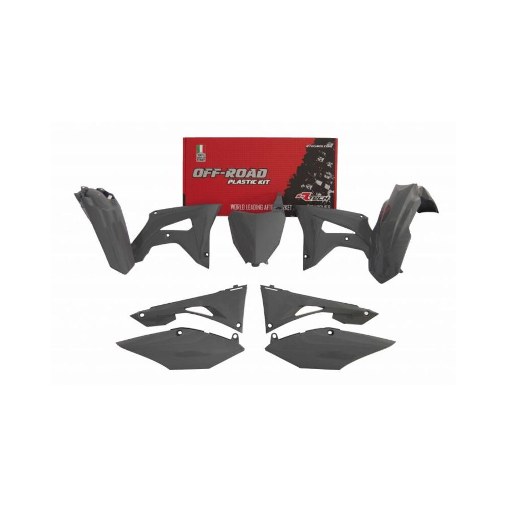 Kit plastiques RACETECH - Quantum Grey Honda CRF