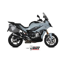 Silencieux MIVV Delta Race - Inox noir embout carbone BMW S1000XR 2020-23