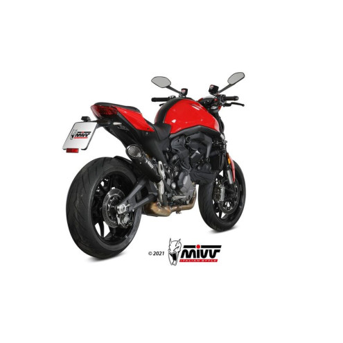 Silencieux MIVV X-M5 - Inox noir Ducati Monster 937 21-23