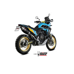 Silencieux MIVV Dakar Slip-On acier inoxydable noir - Yamaha Ténéré 700