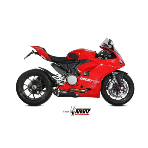 Silencieux MIVV Delta Race - Inox noir Ducati Panigale V2 20-23 / Streetfighter V2  22-23