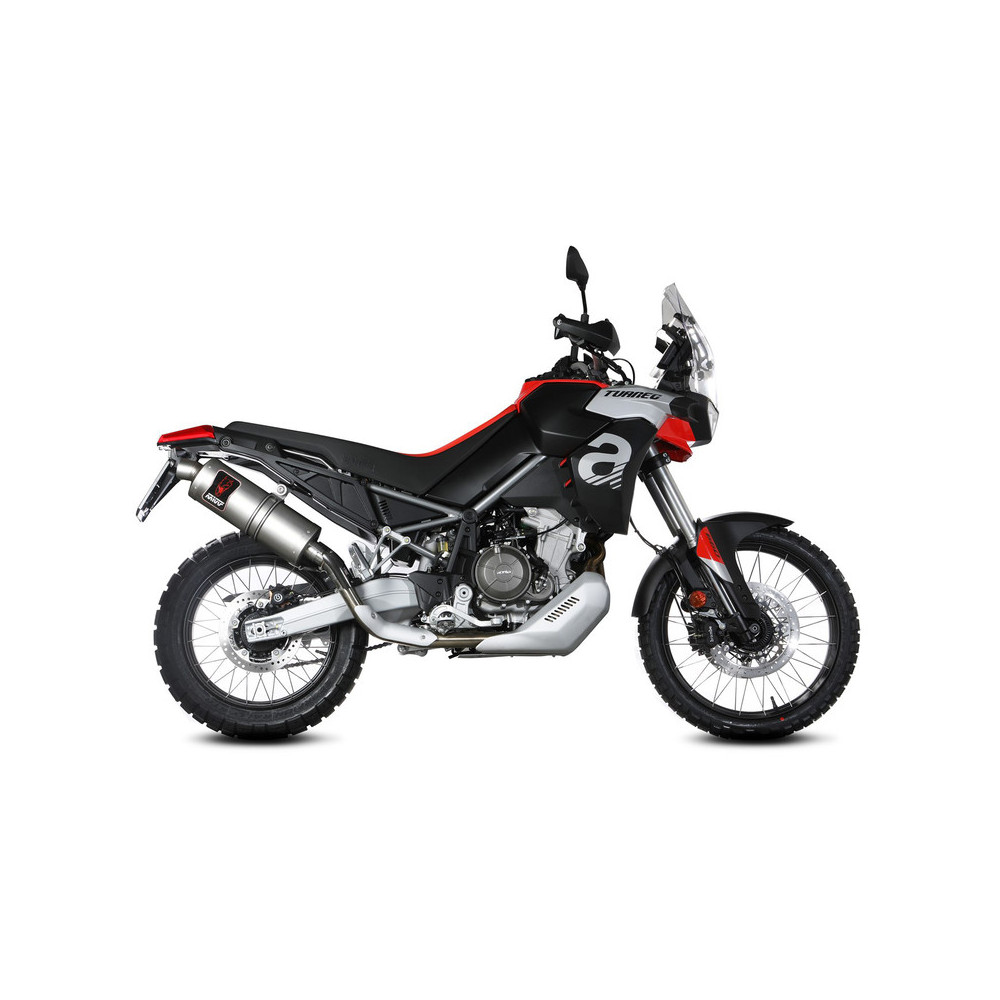 Silencieux MIVV Dakar Slip-On inox - Aprilia Tuareg 660 22-23