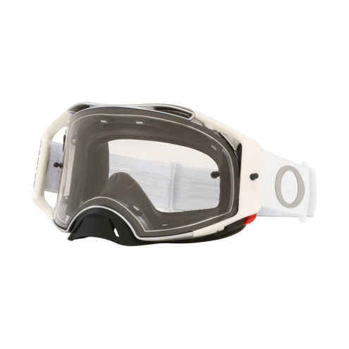 Masque OAKLEY Airbrake MX - Tuff Blocks White écran clair