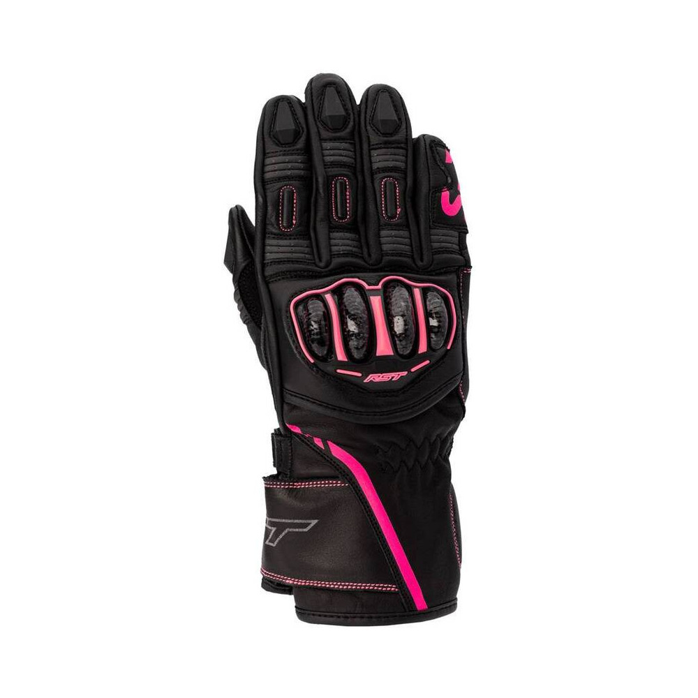 Gants RST S1 femme CE - rose fluo taille 7