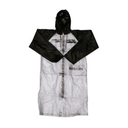 Imperméable long RFX Race (Transparent/Noir) - taille M