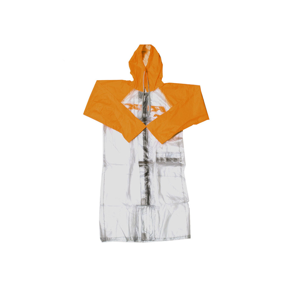 Imperméable long RFX Race (Transparent/Orange) - taille L