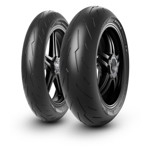 Pneu PIRELLI DIABLO ROSSO IV 180/55 ZR 17 M/C (73W) TL Pirelli 1 - AVSmoto Racing Parts 