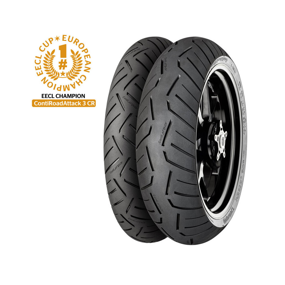 Pneu CONTINENTAL CONTIROADATTACK 3 CR CLASSIC RACE C REINF 130/80 R 18 M/C 66V TL CONTINENTAL 1 - AVSmoto Racing Parts 