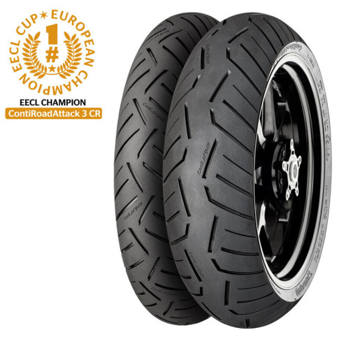 Pneu CONTINENTAL CONTIROADATTACK 3 CR CLASSIC RACE C REINF 130/80 R 18 M/C 66V TL CONTINENTAL 1 - AVSmoto Racing Parts 