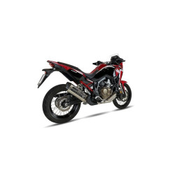 Silencieux IXIL MXT inox / alu noir - Honda CRF1100L Africa Twin