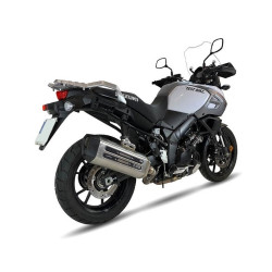 Silencieux IXIL MXT inox / alu noir - Suzuki DL 1000 V-Strom