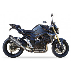 Silencieux IXIL Hexoval Xtrem inox / alu noir - Suzuki GSR 750