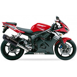 Silencieux IXIL Hexoval Xtrem inox noir / alu noir - Yamaha YZF 600 R-6