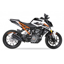 Silencieux IXIL Dual Hyperlow L3XB inox noir / alu - KTM 125/390 Duke RC