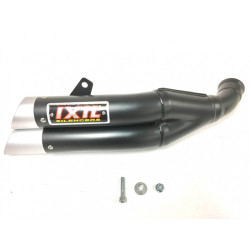 Silencieux IXIL Dual Hyperlow L3XB inox noir / alu - KTM 125/390 Duke RC