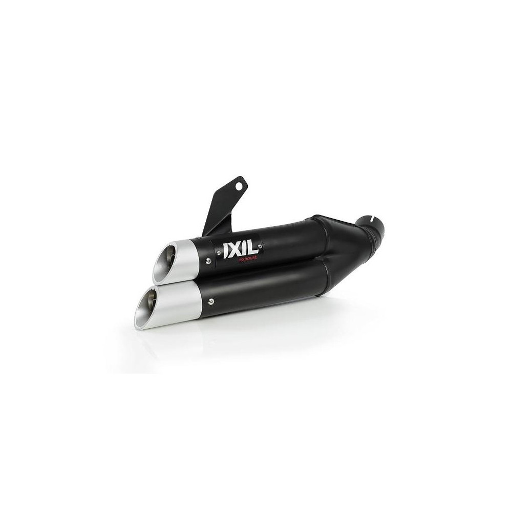 Silencieux IXIL Dual Hyperlow L3XB inox noir / alu - Honda CBR500R