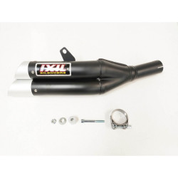 Silencieux IXIL Dual Hyperlow L3XB inox noir / alu - Honda CBR500R