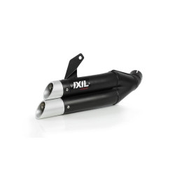 Ligne complète IXIL Hyperlow inox noir - Kawasaki Z650/Ninja 650 2017-20