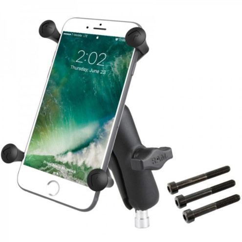 Pack complet RAM MOUNTS X-Grip® bras medium fixation pontet de guidon - smartphones L/XL